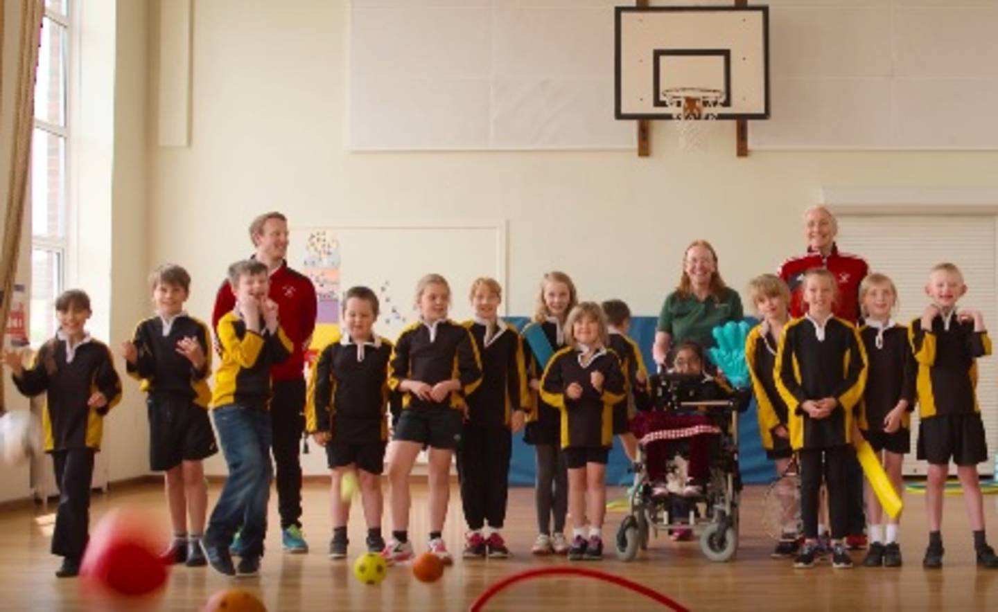 Sainsbury's Inclusive PE back to school screengrab