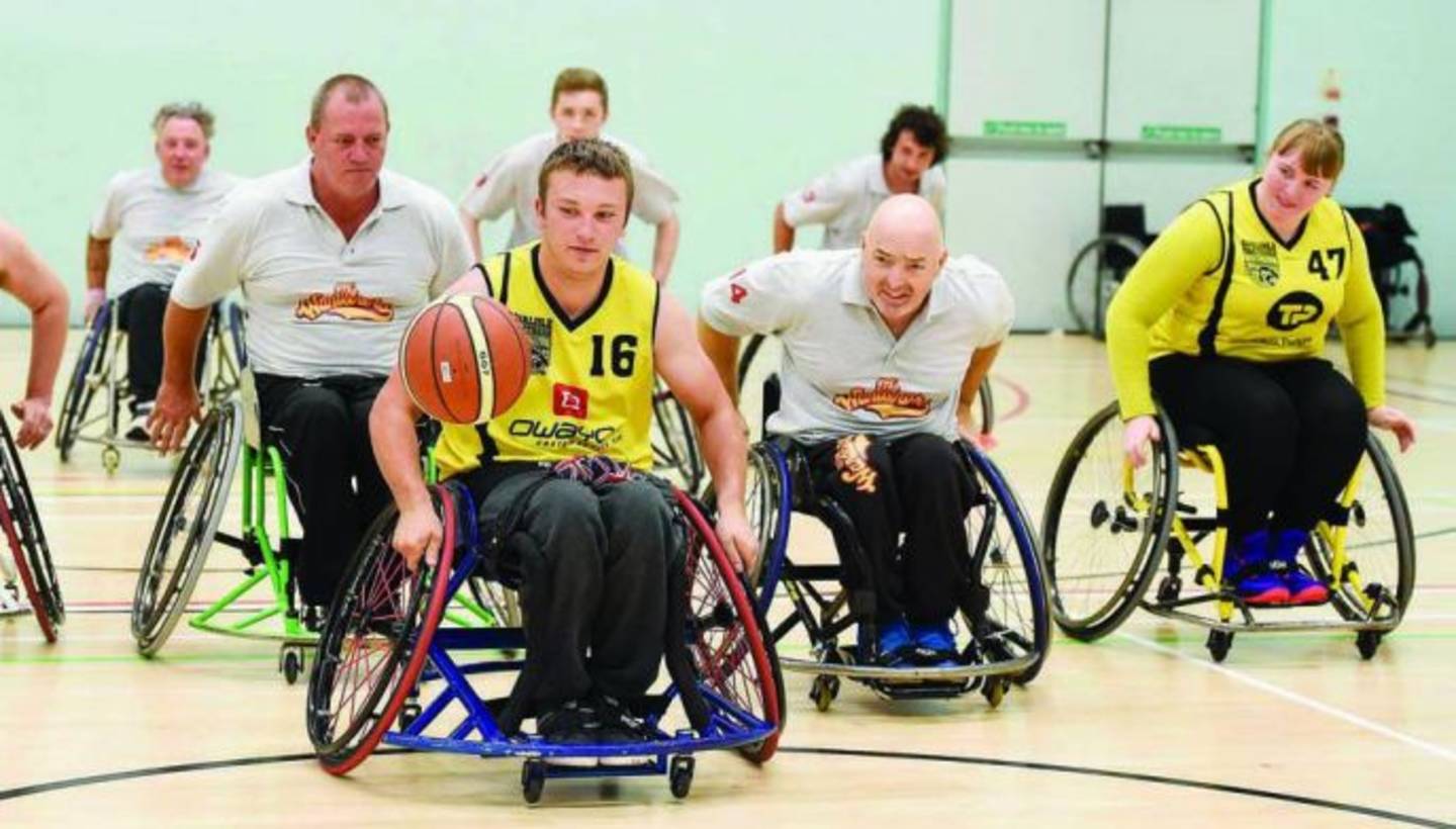 Wheelchair basketball club in Cumbria