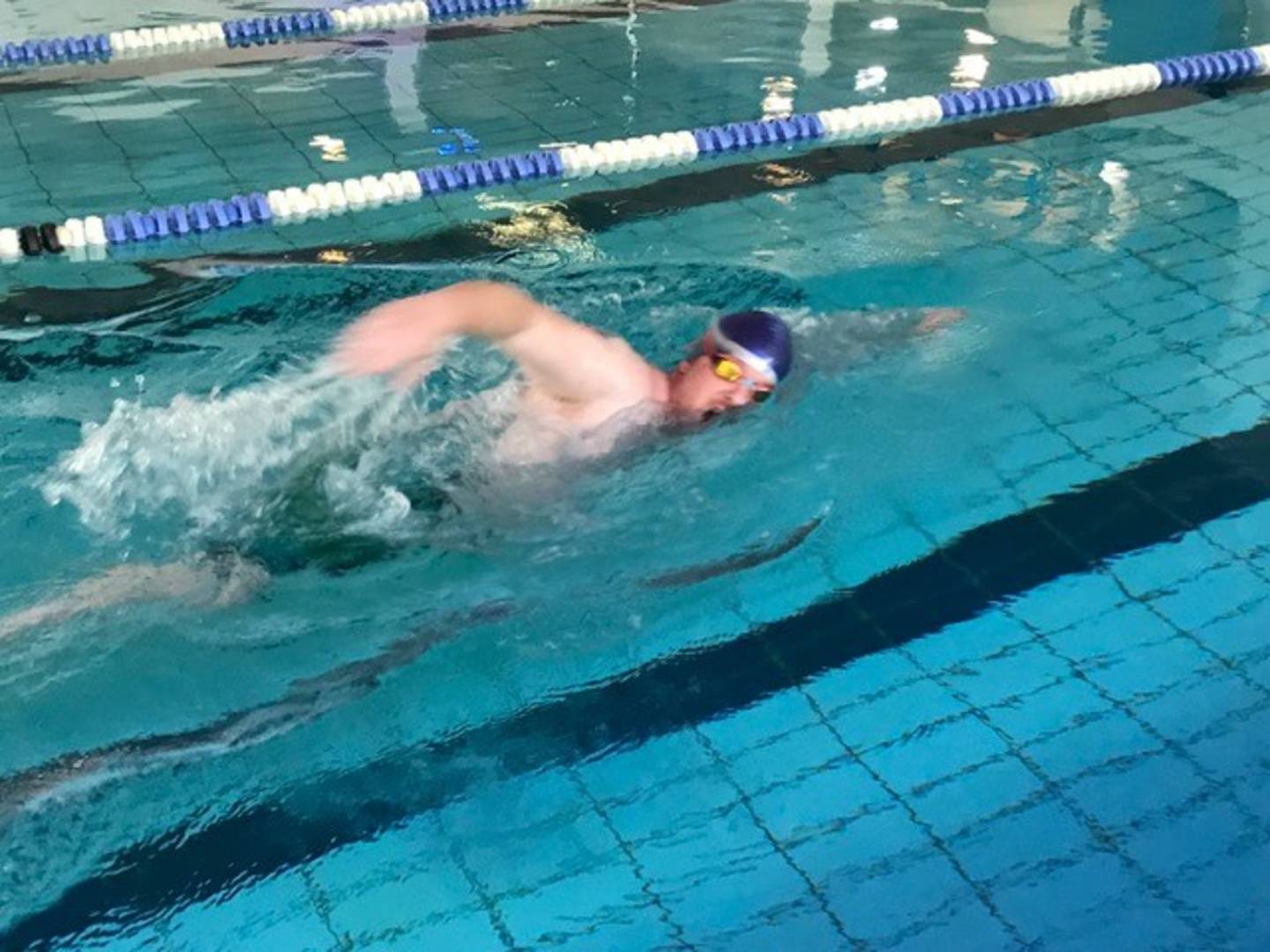 David Morphew swimming