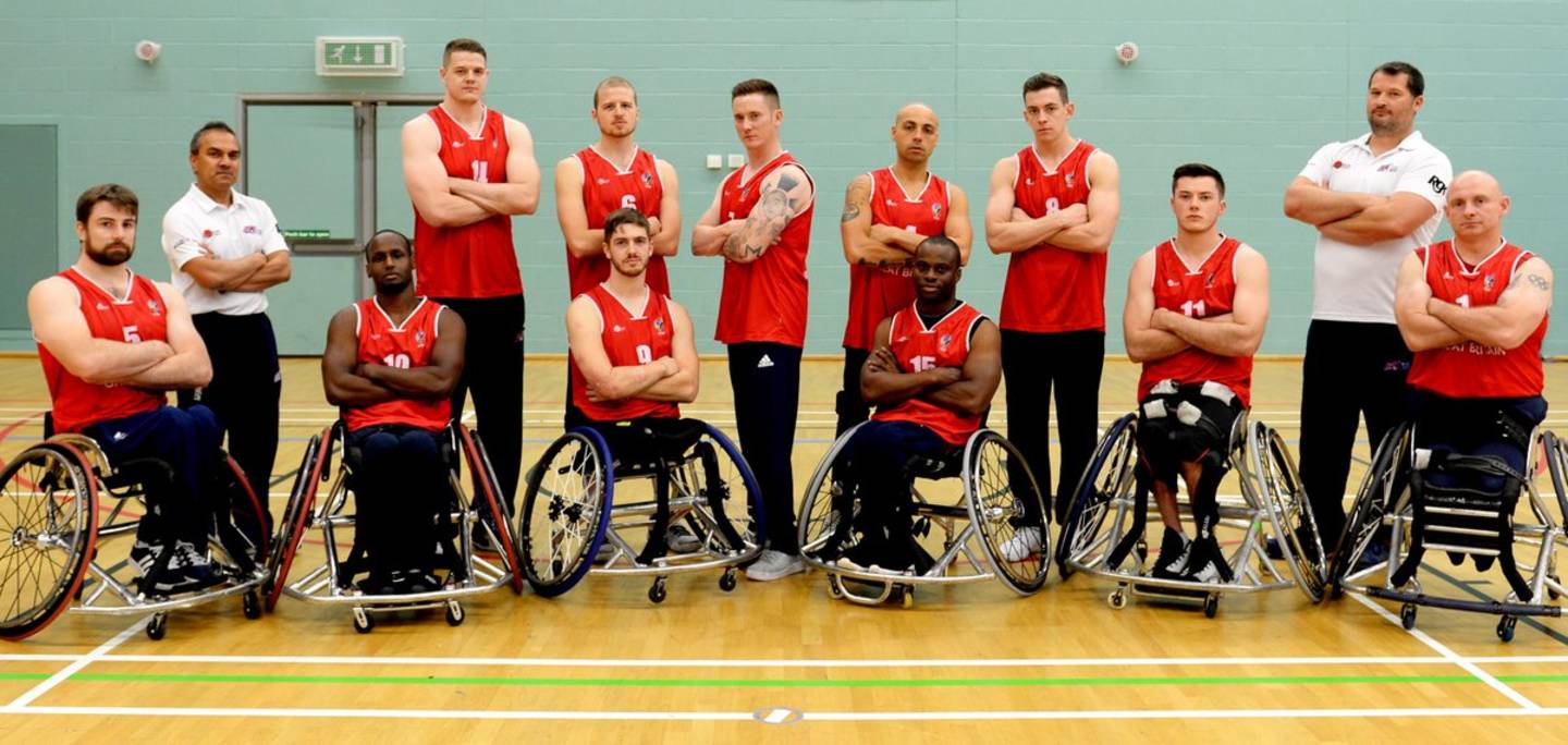 GB Men's Squad European Wheelchair Basketball Championships 2017