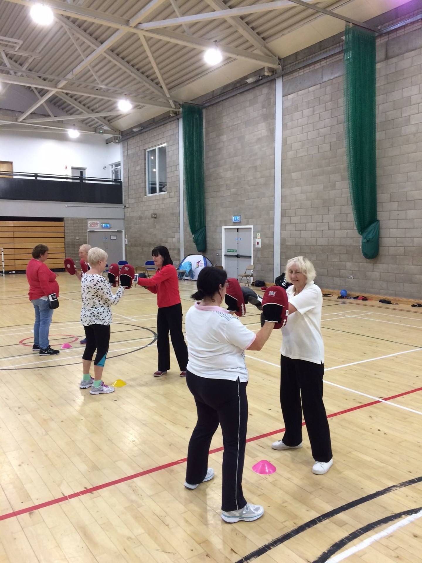 Women exercising together in Northern Ireland
