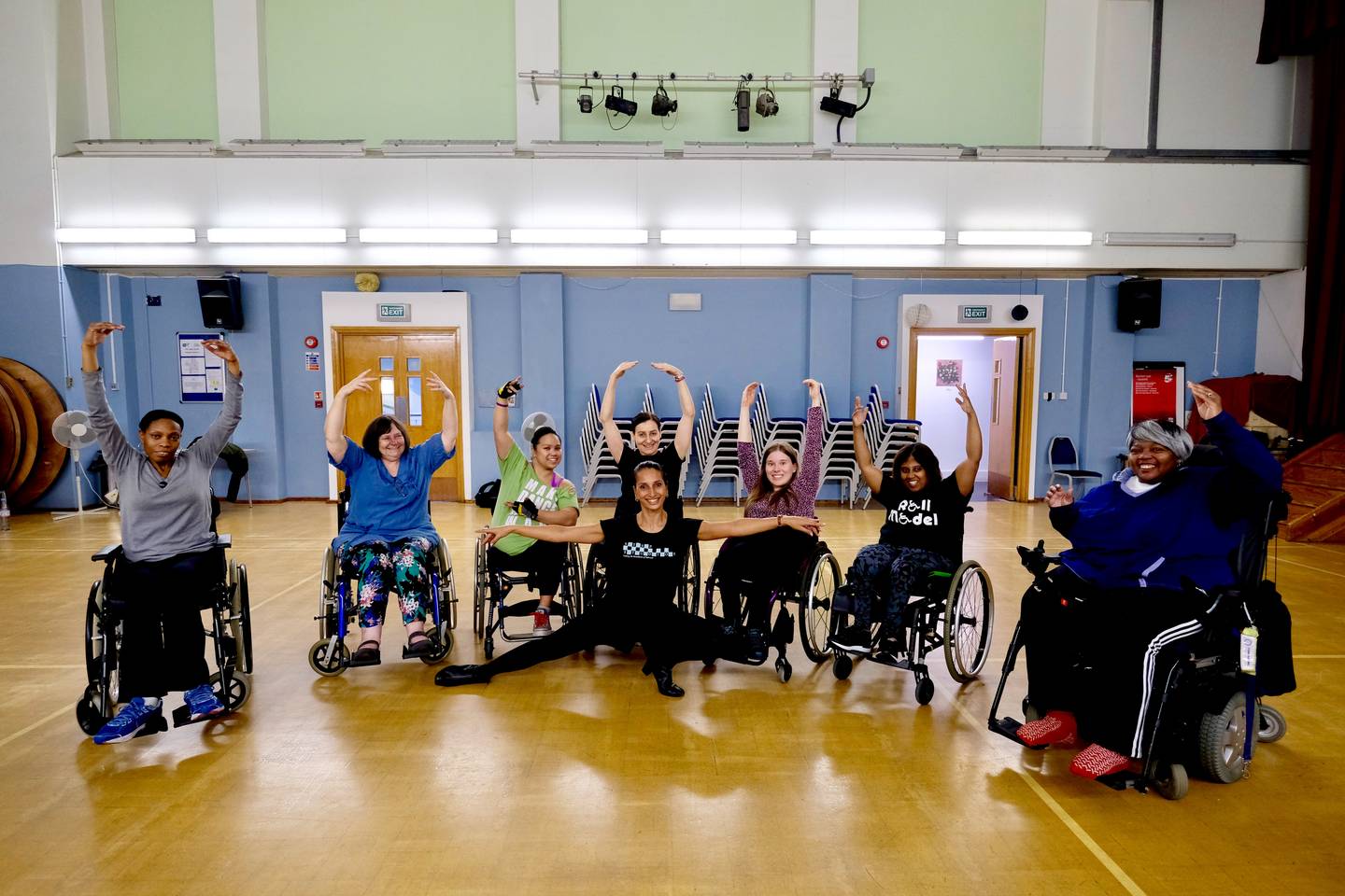 People taking part in a Step Change Studios session
