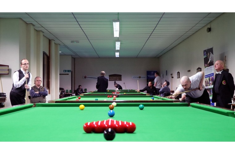 Snooker match at WDBS Northern Classic event