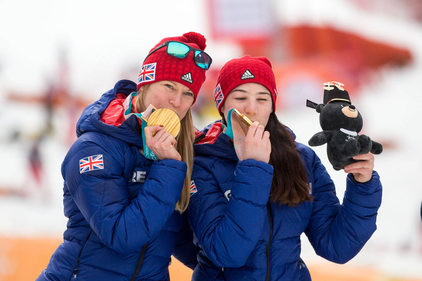 Menna and Jennifer with their gold medals