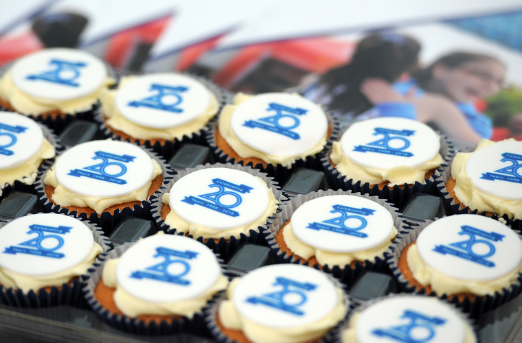Activity Alliance 20th celebration cupcakes 