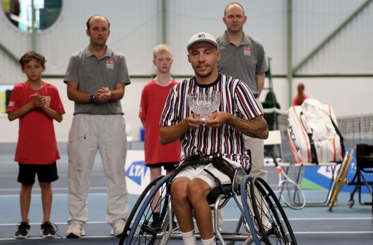 Andy Lapthorne runner-up in Quad Singles Final at British Open