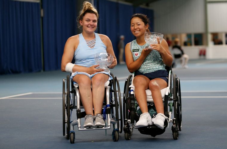 Jordanne Whiley and Yui Kamiji runners-up in women's doubles at British Open 