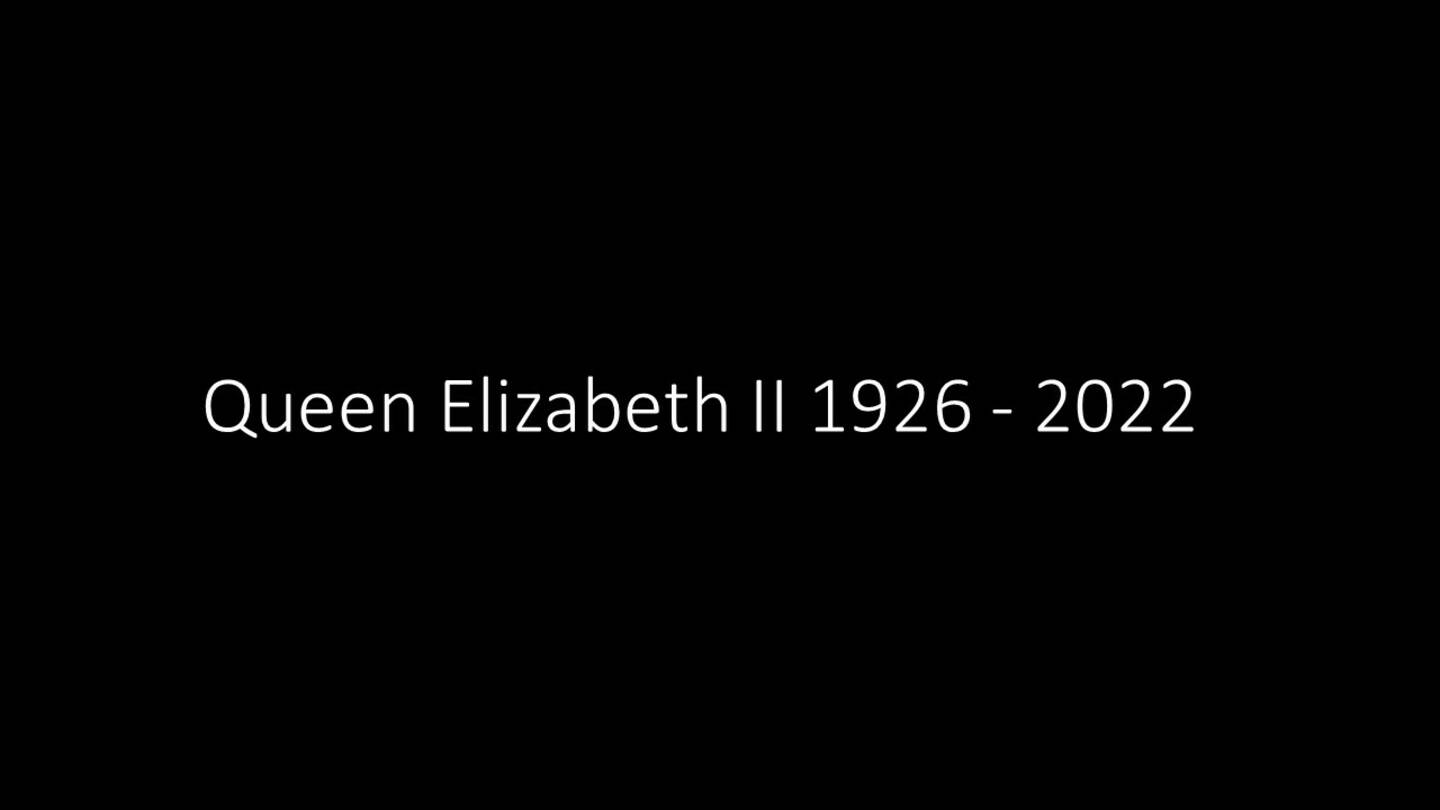 In memory of HRH Queen Elizabeth II 